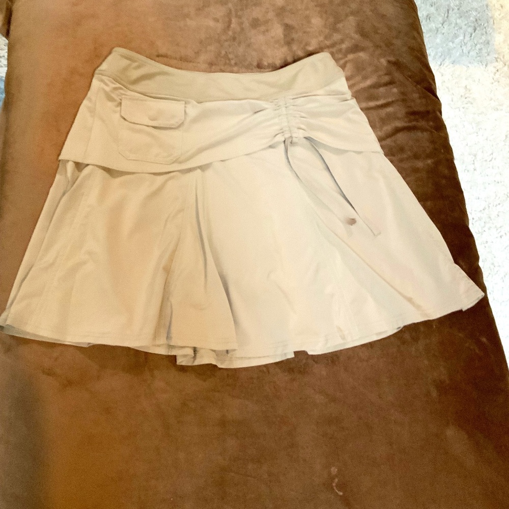 Athleta Tan 6 Wherever Skort Active Sport Adventure Athleisure Travel Coastal